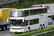 Setra 318 DT, Lavaux Voyages, près de Berne avril 2014