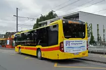 Mercedes Citaro mit der Betriebsnummer 69 an der Endstation der Linie 60 in Bottmingen. Die Aufnahme stammt vom 16.05.2014.
