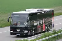 Mercedes Benz Tourismo, Rast Reisen aux couleurs Basel Tatoo, Oensingen 17.05.2014