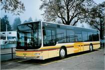 STI Thun 124/BE 700'124 MAN am 27. Dezember 2007 Thun, Bahnhof (prov. Haltestelle)