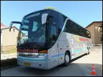 Setra 417 HDH von Hanstholm aus D�nemark in Sassnitz am 11.06.2013