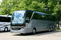 Premiere bei Bus-Bild: Der neue Setra 500 TopClass! Setra S 516 HDH, Neu-Ulm 19.05.2014