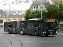 Genf - MAN Lion`s City Nr.1934 CW.856.QP unterwegs auf der Linie 61 in der Stadt Genf am 09.05.2014