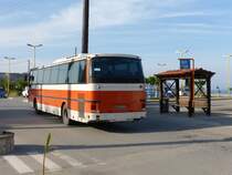 12.05.2014,Setra als Überlandbus fährt von Faliraki über Kalithea nach Rhodos-Stadt.