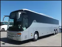 Setra 417 GT-HD von Werner-Tours aus Deutschland im Stadthafen Sassnitz am 11.06.2013
