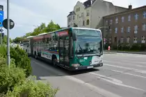P-AV 943 auf der Linie X15 am Hauptbahnhof in Potsdam. Aufgenommen am 17.05.2014.