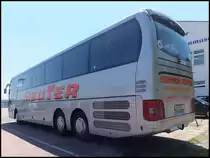 MAN Lion's Coach von Meuter aus Deutschland im Stadthafen Sassnitz am 11.06.2013