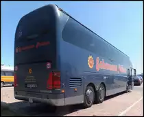 Neoplan Starliner von Schumann Reisen aus Deutschland im Stadthafen Sassnitz am 11.06.2013