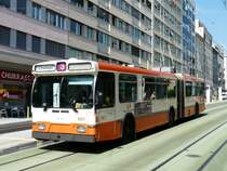 TG Genf - Trolleybus Saurer-Hess GT-560  Nr.667 eingeteilt auf der Linie 3 unterwegs in Genf am 07.05.2008
