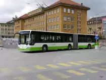 transN / La Chaux de Fonds - Mercedes Citaro Nr.227  NE  109227 unterwegs in La Chaux de Fonds am 16.05.2014