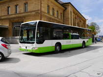 transN / La Chaux de Fonds - Mercedes Citaro Nr.318  NE 27218 in La Chaux de Fonds am 16.05.2014