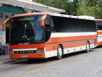 10.05.2014,SETRA am Busbahnhof von Rhodos-Stadt am neuen Markt auf Rhodos/Griechenland.