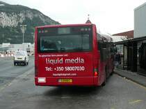 18.01.2013,MAN auf Gibraltar/GB.Im Hintergrund links ist der Affenfelsen.