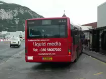 18.01.2013,MAN auf Gibraltar/GB.Im Hintergrund links ist der Affenfelsen.