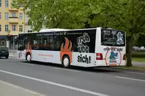 BAR-KB 134 auf SEV Fahrt zum Nöldnerplatz. Aufgenommen am 17.05.2014.