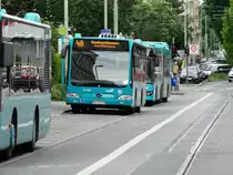 Mercedes Benz Citaro K auf der Linie 48 am 24.05.14 in Frankfurt Süd
