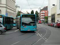 Mercedes Benz Citaro C1 G von Alpina Veolia am 24.05.14 in Frankfurt Süd als SEV (Schienenersatzverkehr) auf der Linie 16 