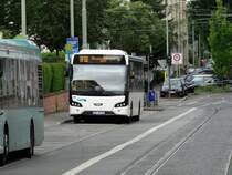 VDL Citea am 24.05.14 in Frankfurt am Main Süd auf der Linie OF 50