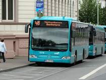 Mercedes Benz Citaro K auf der Linie 48 am 24.05.14 in Frankfurt am Main Süd Bhf 