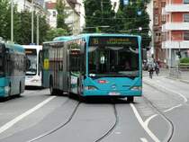 Alpina Veolia Mercedes Benz Citaro C1 G am 24.05.14 in Frankfurt am Main Süd als SEV     
(Schienenersatzverkehr) auf der Linie 16 