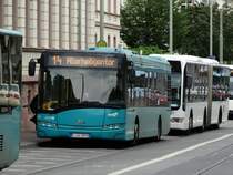 Alpina Veolia Solaris Urbino am 24.05.14 als SEV (Schienenersatzverkehr) auf der Linie 14 
