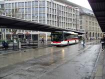 ST.GALLERBUS-MAN Lions City am Bahnhof St.Gallen, am 28.4.14.