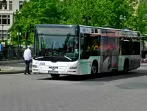 MAN Niederflurbus 3. Generation (Lion's City) auf der Linie 602 nach Wuppertal-Oberbarmen Lenneper Straße am S-Bahnhof Wuppertal Oberbarmen.(25.5.2014) 
