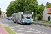 Ein ehemaliger MANSG der MVG München am Marienberg in Brandenburg, Havel.