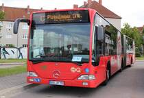 Wagen 592 der VBBr an der Fontanestraße (BRB).