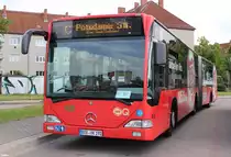 Wagen 592 der VBBr an der Fontanestraße (BRB).