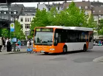 Mercedes-Benz O 530 LE Ü (Citaro) auf der Linie 608 nach Ennepetal Busbahnhof am S-Bahnhof Wuppertal Oberbarmen.(25.5.2014)

