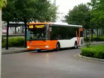 Irisbus Axer auf der Linie 608 nach Ennepetal Busbahnhof am S-Bahnhof Wuppertal Oberbarmen.(28.5.2014)
