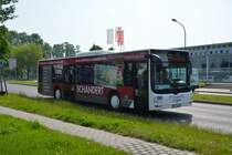 TF-VG 155 auf der Linie S zum ILA Gelände unterwegs. Aufgenommen am 23.05.2014.