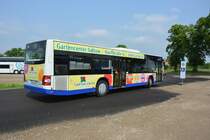 P-AV 586 (Betriebshof Stahnsdorf) auf ILA Sonderfahrt. Aufgenommen am 23.05.2014.