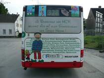 19.05.08,NEOPLAN der HCR in Wanne-Eickel.Werbung:Die Busschule der HCR.