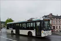 . Scania Bus auf dem Weg zum Bahnhof in Limburg am 26.05.2014.