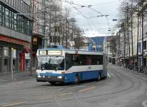 VBZ Z�rich - Mercedes O 405 GTZ Trolleybus  NR.133 unterwegs auf der Linie 31 am  19.04.2008