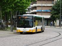 MAN Lions City G der HEAG am 30.05.14 in Darmstadt Hbf 