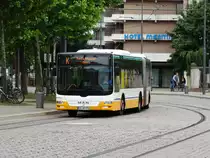 MAN Lions City G der HEAG am 30.05.14 in Darmstadt Hbf 