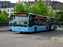 Mercedes-Benz O 530 III (Citaro 2. Generation) auf der Linie 618 nach Wuppertal-Langerfeld Dieselstraße am S-Bahnhof Wuppertal Oberbarmen.(31.5.2014) 
