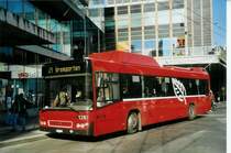 Bernmobil 128/BE 624'128 Volvo am 16. Februar 2008 Bern, Bahnhof