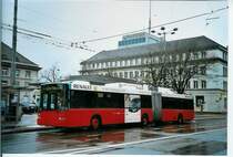VB Biel Nr. 89 NAW/Hess Trolleybus am 12. Januar 2008 Biel, Bahnhof