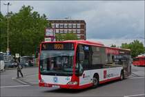 . Mercedes Benz Citaro aufgenommenam Bahnhof in Trier.  27.05.2014