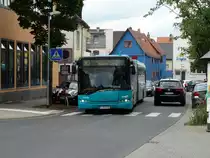 Solaris Urbino der VGF am 11.06.14 in Bad Vilbel auf der Linie 30