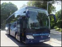 Mercedes Travego von Becker-Strelitz Reisen aus Deutschland in Ravensbrck am 18.06.2013