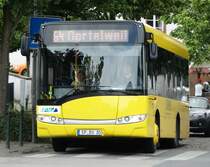 VilBus Solaris Urbino 8,9 am 11.06.14 in Bad Vilbel auf der 64