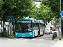 MAN Lions City G der VGF am 11.06.14 in Bad Vilbel auf der Linie 30