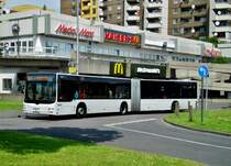 MAN Niederflurbus 3. Generation (Lion's City) auf der Linie 120 nach Köln-Roggendorf Thenhoven am S+U Bahnhof Köln-Chorweiler.(11.6.2014)
