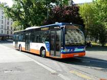 TG Genf - VANHOOL Bus  Nr.488  F  3204 YA 74 eingeteilt auf der Linie D unterwegs in Genf am 07.05.2008
