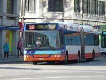 TG Genf - Volvo Gelenkbus  Nr.337 GE 96371 eingeteilt auf der Linie 29 unterwegs in Genf am 07.05.2008